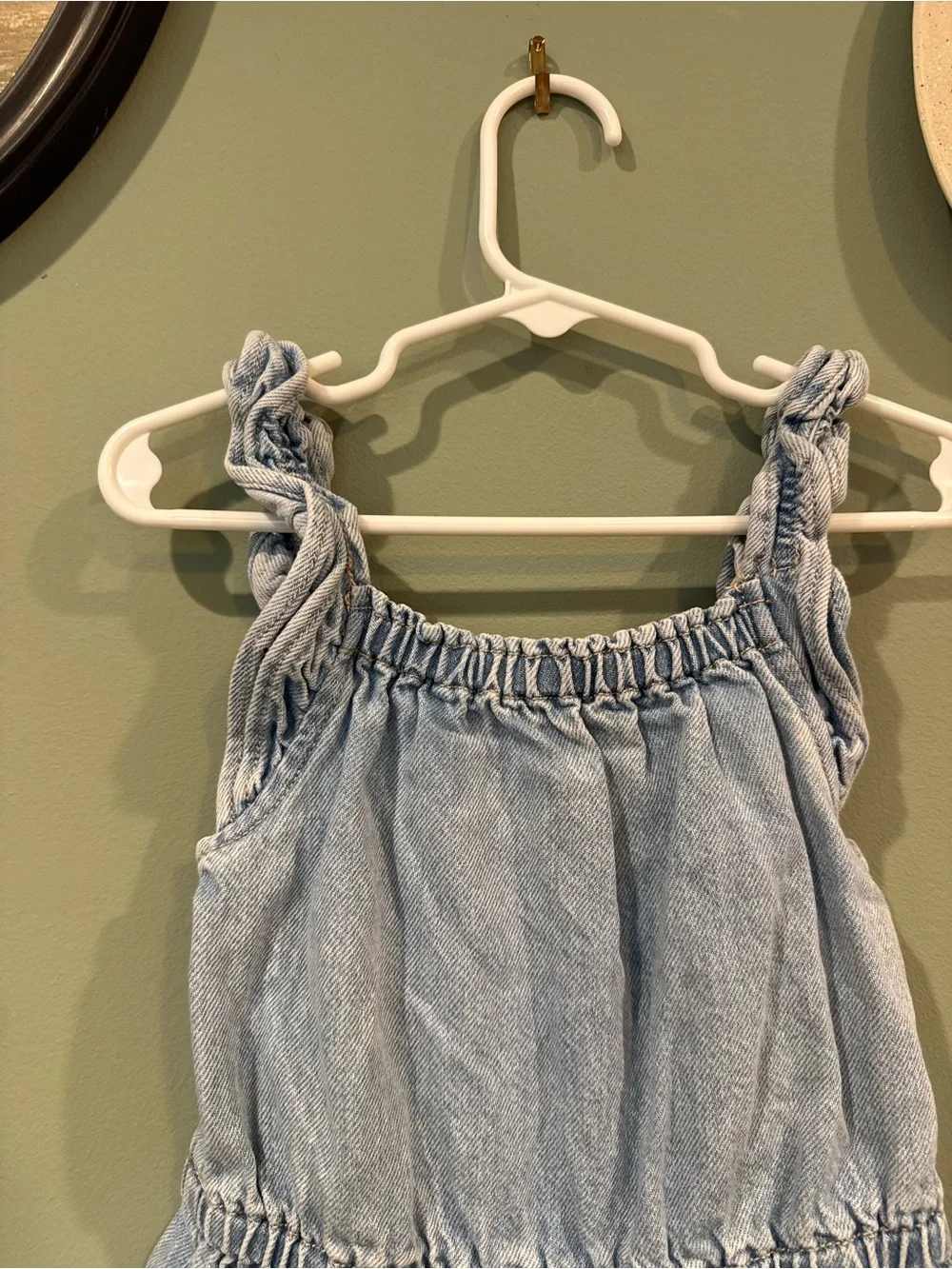 ZARA toddler denim jumpsuit
